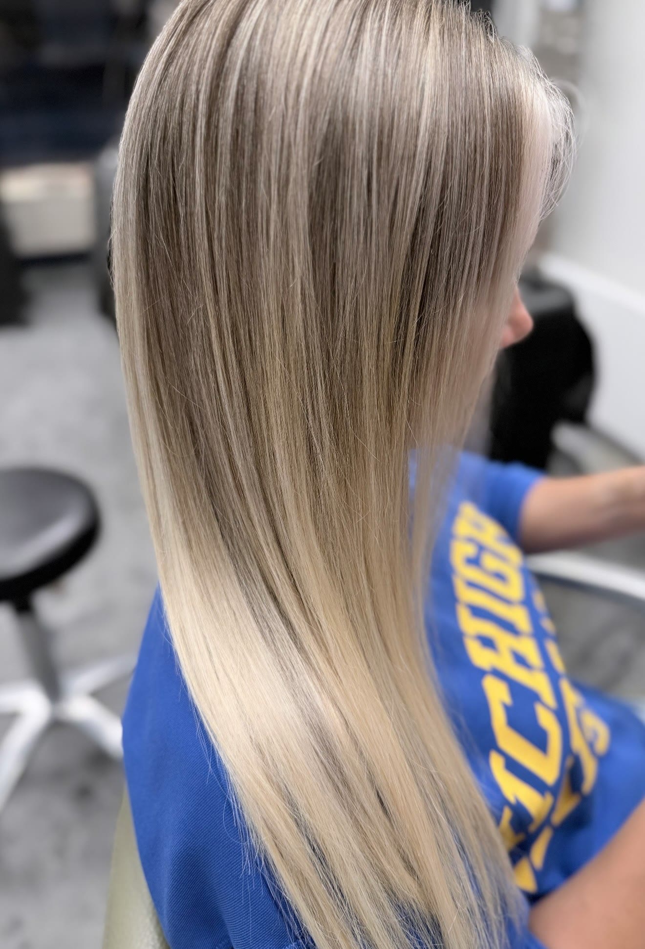 Bronde balajažas — plaukų darbas Klaipėdoje, Seaside Hair Master