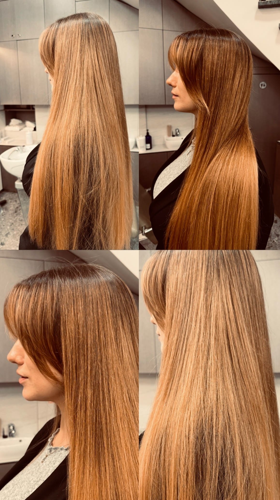 Šviesus balajažas — plaukų darbas Klaipėdoje, Seaside Hair Master