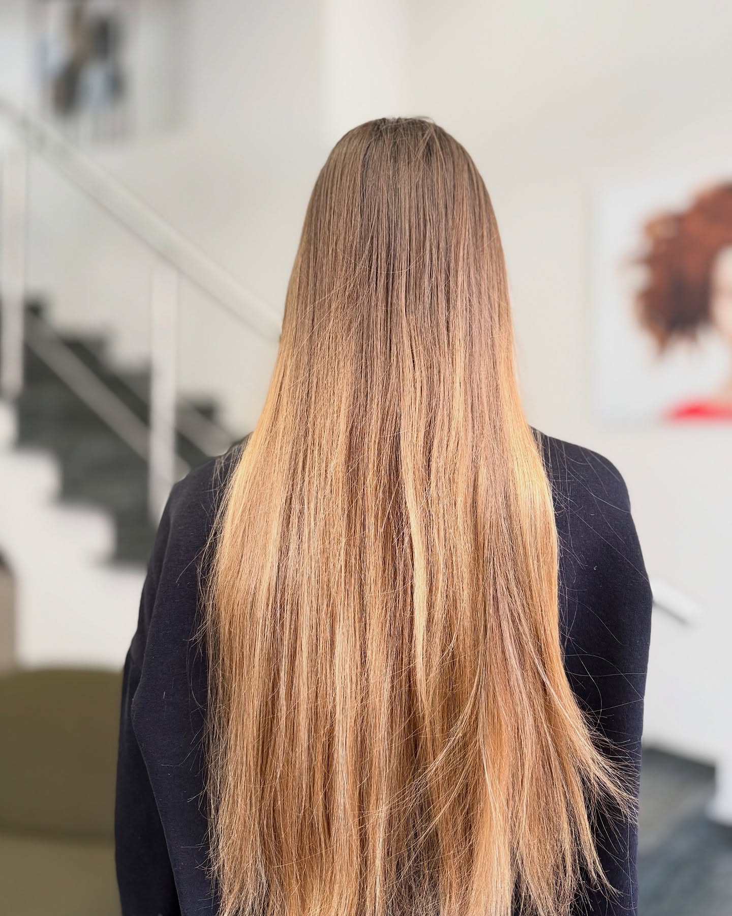 Ilgas ombre balajažas — plaukų darbas Klaipėdoje, Seaside Hair Master