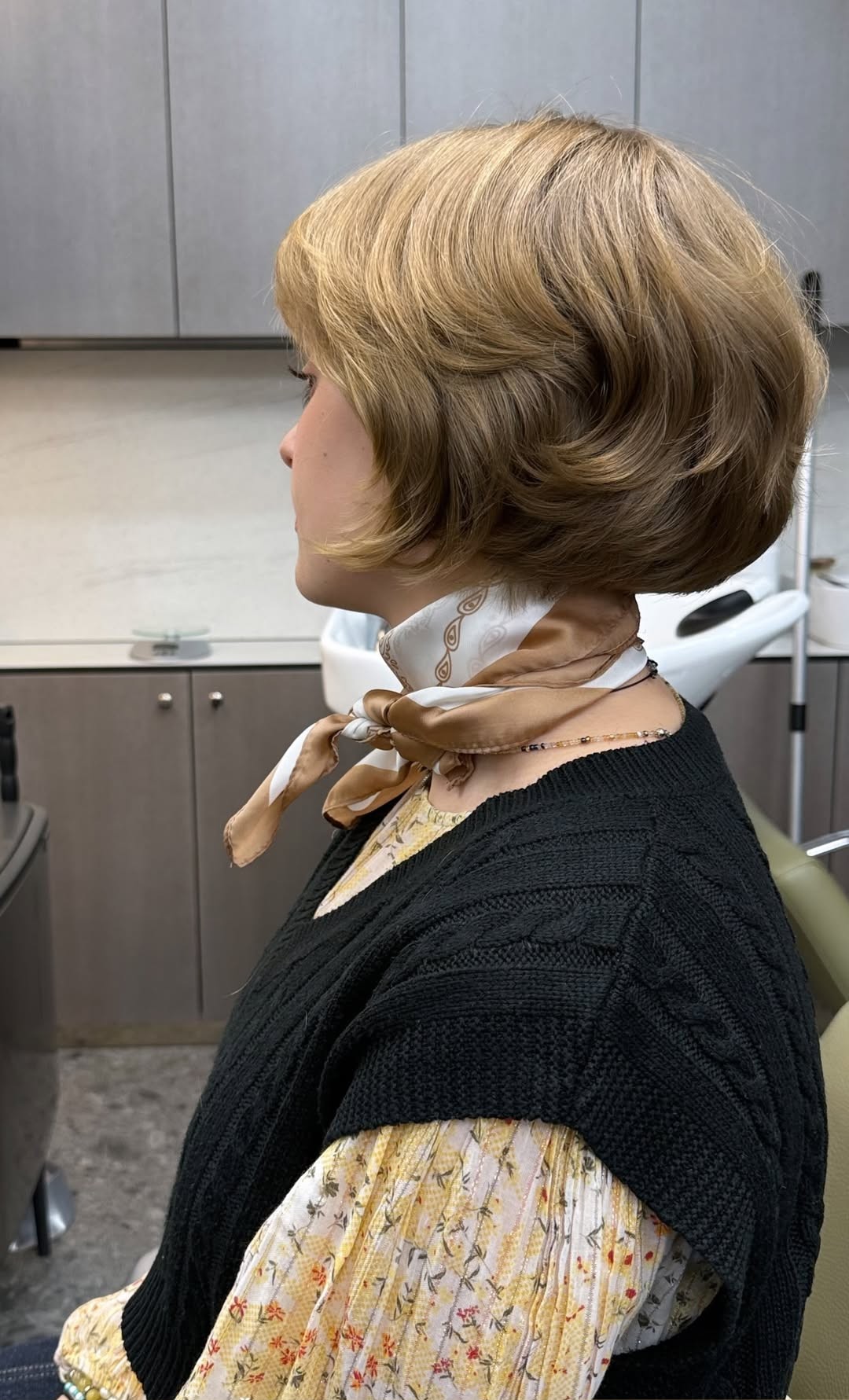 Bob su pūtimu — plaukų darbas Klaipėdoje, Seaside Hair Master